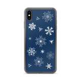 Winter Wonderland Blue iPhone Case