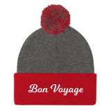 Bon Voyage Pom Pom Knit Cap