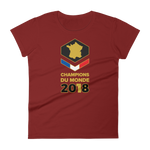 Champions Du Monde Map Women's Short Sleeve T-Shirt