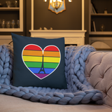 Love Pride Blue Premium Pillow