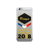 Champions Du Monde France Clear iPhone Case