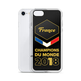 Champions Du Monde France Black iPhone Case