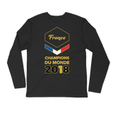 Champions Du Monde France Long Sleeve Fitted Crew