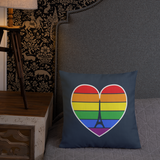 Love Pride Blue Premium Pillow