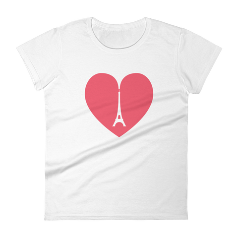Love Paris Women's Short Sleeve T-Shirt