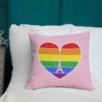 Love Pride Pink Premium Pillow