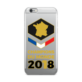 Champions Du Monde Map Clear iPhone Case