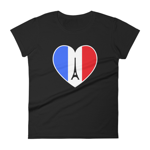 Love France Women's Short Sleeve T-Shirt