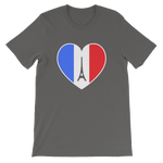 Love France Short-Sleeve Unisex T-Shirt