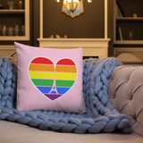 Love Pride Pink Premium Pillow
