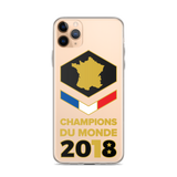 Champions Du Monde Map Clear iPhone Case